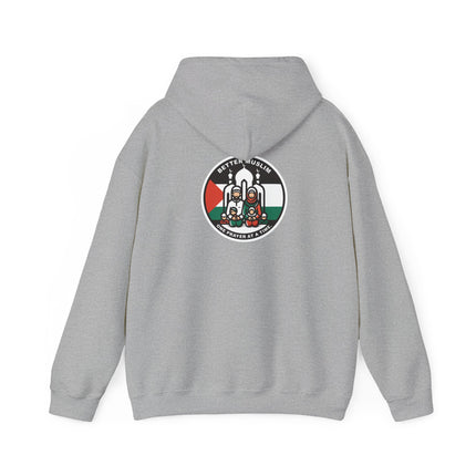 Free Palestine Better Muslim - Unisex Heavy Blend™ Hooded Sweatshirt