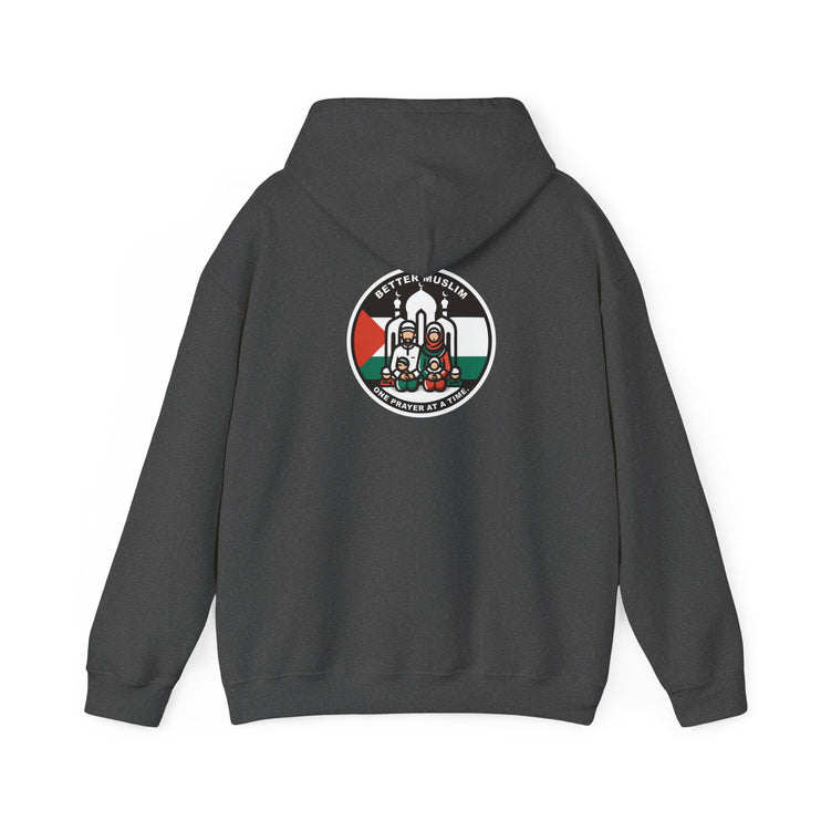 Free Palestine Better Muslim - Unisex Heavy Blend™ Hooded Sweatshirt