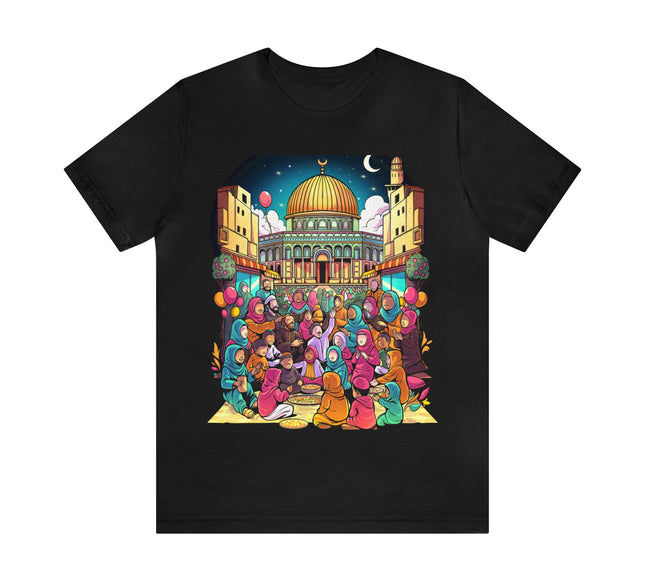 Free at Last - Future Vision Tee of a Liberated Palestine - Unisex Jersey Short Sleeve Tee